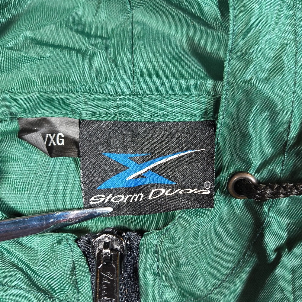 Vintage Dartmouth Storm Duds Rain Jacket Men XL Anorak Packable Pullover New - Picture 9 of 16